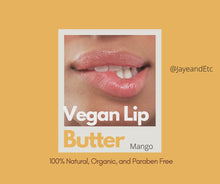 Load and play video in Gallery viewer, Mango - Moisturizing Vegan Lip Butter (Tinted)
