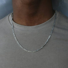 Load image into Gallery viewer, NEW - Fashionable Figaro 18K Gold Over Stainless Steel Italian Chain Necklace (FREE SHIPPING 🔥 )
