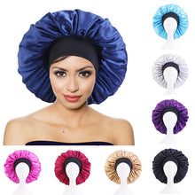 Load image into Gallery viewer, NEW -  Satin Lined Round Night Cap for Hair Protection (FREE SHIPPING 🔥)
