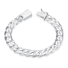 Load image into Gallery viewer, Silver Plated Italian Chain Bracelet (FREE SHIPPING)
