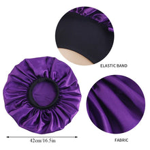 Load image into Gallery viewer, NEW -  Satin Lined Round Night Cap for Hair Protection (FREE SHIPPING 🔥)
