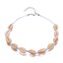 Load image into Gallery viewer, Chain and Seashell Choker Necklace (FREE SHIPPING)
