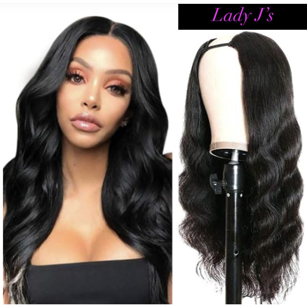 U Part Extra Fine Remy Brazilian Half Wig -  Body Wave (130% Density, FREE SHIPPING)